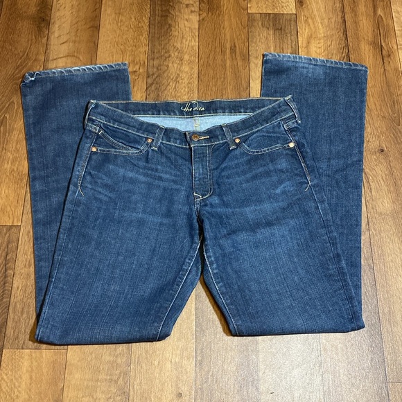 Old Navy the diva jeans 10 long dark wash low waisted - Picture 8 of 10